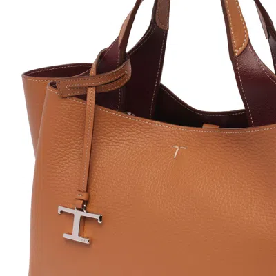 Tod's T Timeless Mini Leather Tote