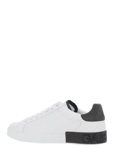 Dolce & Gabbana Sneakers From The Portofino Line In Calfskin