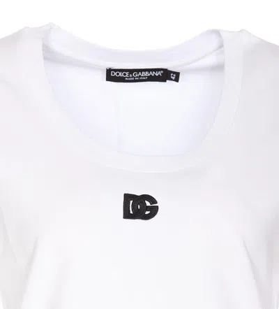 Dolce & Gabbana Logo Cotton T-shirt In White