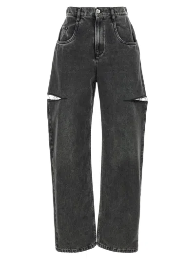 Maison Margiela Loose-fit Jeans With Stylish Slash Detailing