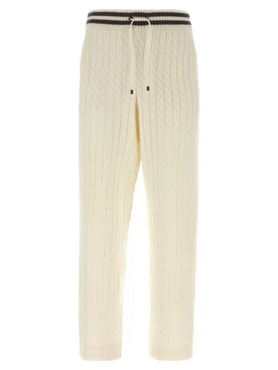 Brunello Cucinelli Braided Cashmere Pants