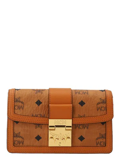 Mcm Tracy Crossbody Bags Brown