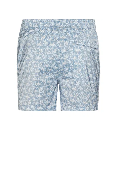 Onia Charles Swim Trunks 5 Baby Blue Multi In Blue