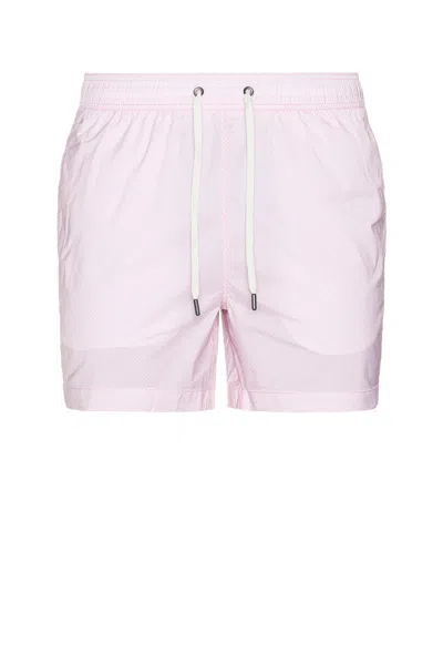 Onia Charles Swim Trunks 5 Powder Pink In Pink