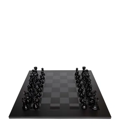 Purling Midnight Match Chess Set