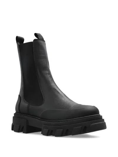 Ganni Chelsea Mid Leather Boots