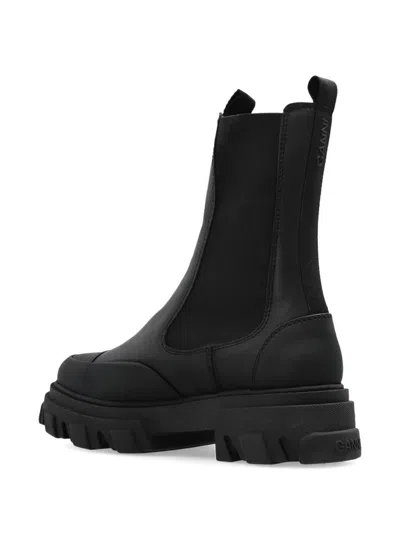 Ganni Chelsea Mid Leather Boots