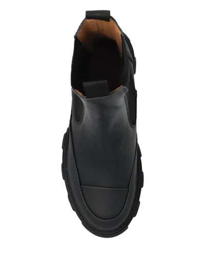 Ganni Chelsea Mid Leather Boots
