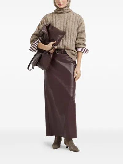 Brunello Cucinelli Dazzling Cable Sweatshirt