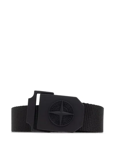 Stone Island Logo-buckle Tape Belt