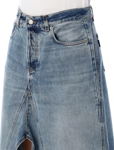 Haikure Stacy Denim Skirt In Blue