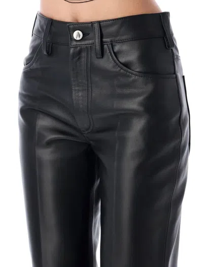 Attico The  Leather Pant In Black