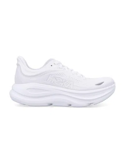 Hoka Bondi 9 Running Shoe In White