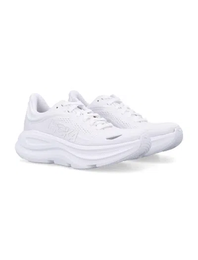 Hoka Bondi 9 Running Shoe In White