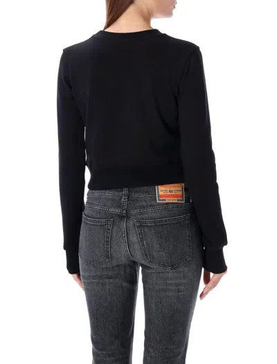 Diesel F-slimmy-od Sweatshirt In Black