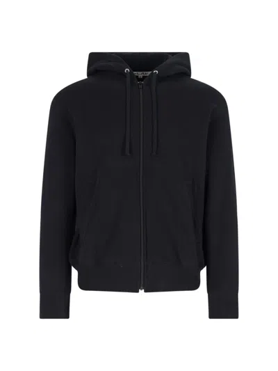 Comme Des Garçons Play Hooded Sweatshirt With Drawstring And Pockets