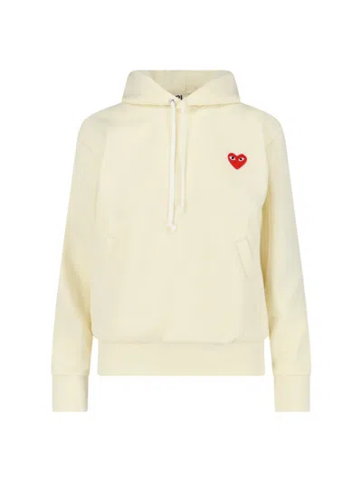 Comme Des Garçons Play Sweaters In Neutral