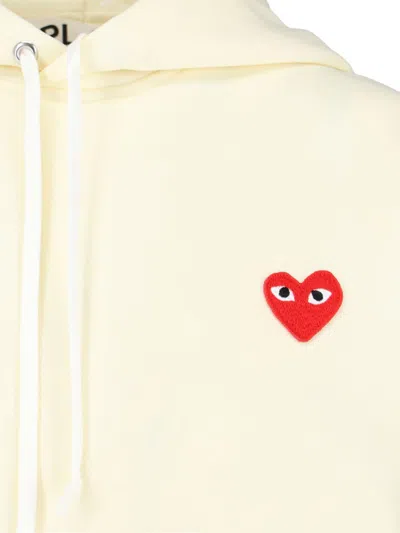 Comme Des Garçons Play Sweaters In Neutral
