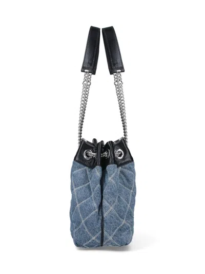 Marc Jacobs Quilted Structured Bag With Dual Chain Handles