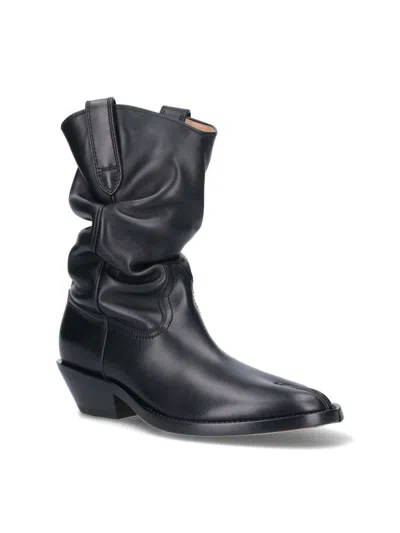Maison Margiela Tabi Western High-heeled Short Boots