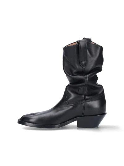 Maison Margiela Tabi Western High-heeled Short Boots