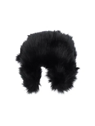 Ruslan Baginskiy Faux-fur Ear Flaps Hat In Black