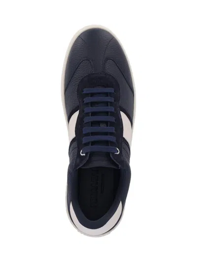 Ferragamo Calf Leather Low-top Sneakers