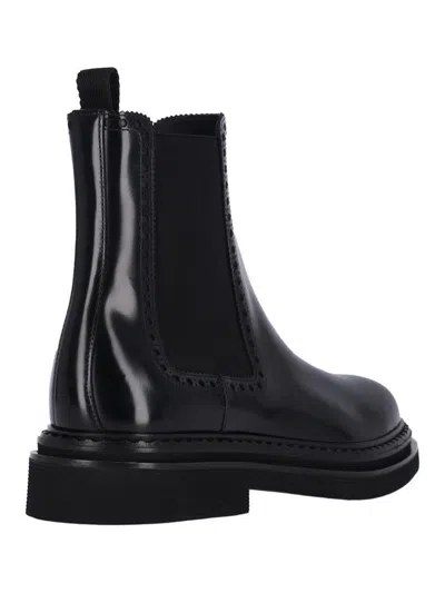 Dolce & Gabbana Calf Leather Chealse Boots