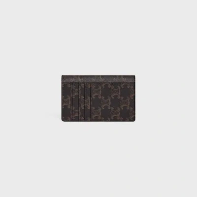 Celine Long Card Hold In Black