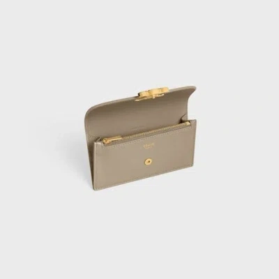 Celine Long Card Hold In Gray