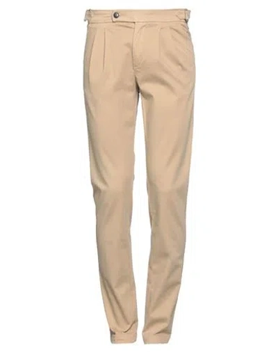 Eleventy Man Pants Beige Size 29 Cotton, Elastane