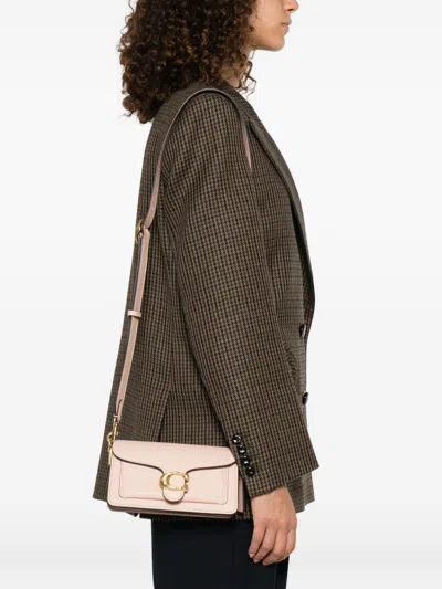 Coach Leather Shoulder Bag Strap Adjustable Detachable In Pink