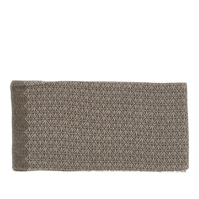 Emporio Armani Logo Pattern Viscosa Scarf