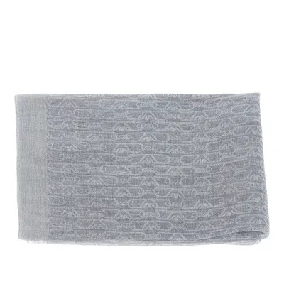 Emporio Armani Jacquard Wool Blend Scarf