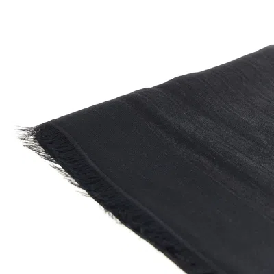 Emporio Armani Jacquard Wool Blend Scarf