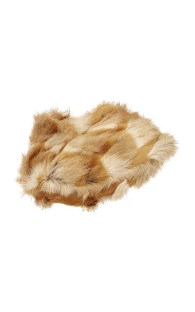 Alex Perry Collar In Faux Fur