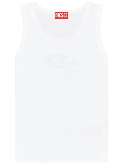 Diesel T-lynys-od White Tank Top In White