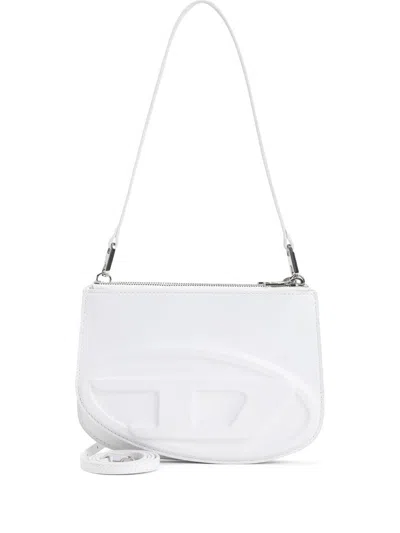 Diesel White 1dr Twin Shoulder Bag
