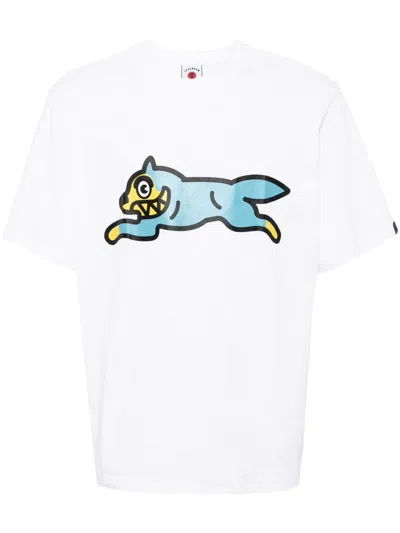 Icecream Ic Blu Rundog T In White
