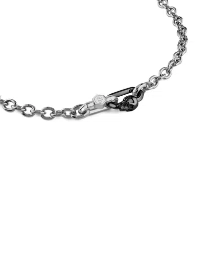 Philipp Plein Chain-link Necklace In Metallic