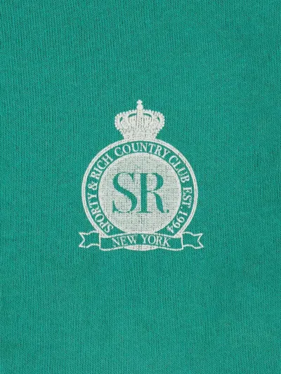 Sporty And Rich Sports Hoodie In Green