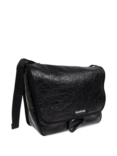 Balenciaga Explorer Leather Messenger Bag