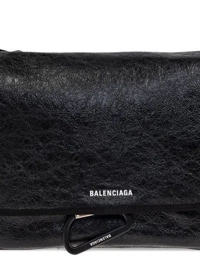 Balenciaga Explorer Leather Messenger Bag