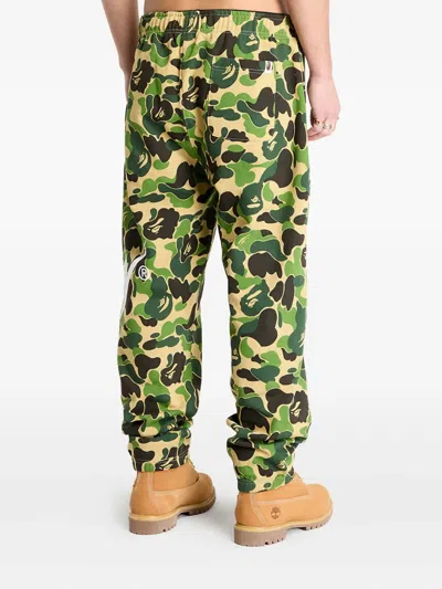 A Bathing Ape Abc Camo Star Sweatpants In Multi