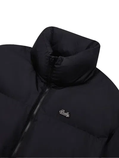 Bally Quilted Logo Puffer Jacket In Black