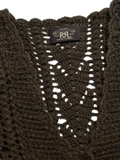 Rrl Brill Vest In Brown
