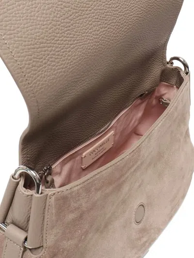 Coccinelle Suede Flap Cross Body Bag
