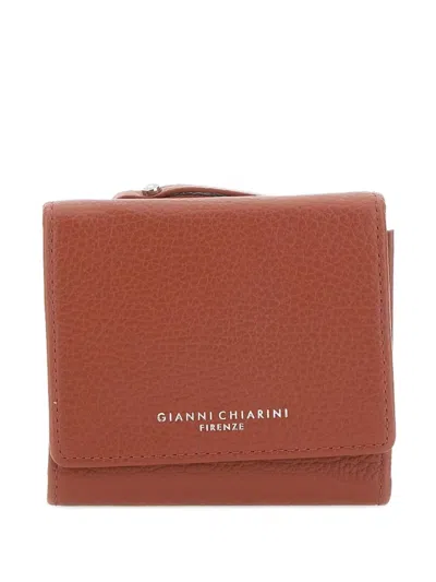 Gianni Chiarini Leather Wallet In Brown