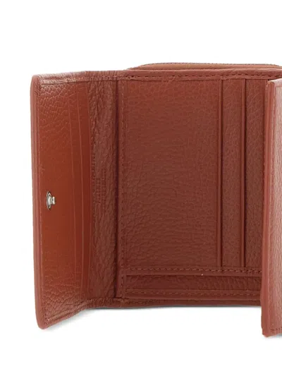 Gianni Chiarini Leather Wallet In Brown
