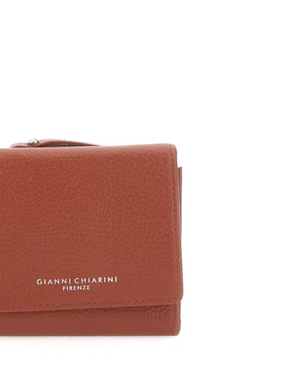 Gianni Chiarini Leather Wallet In Brown